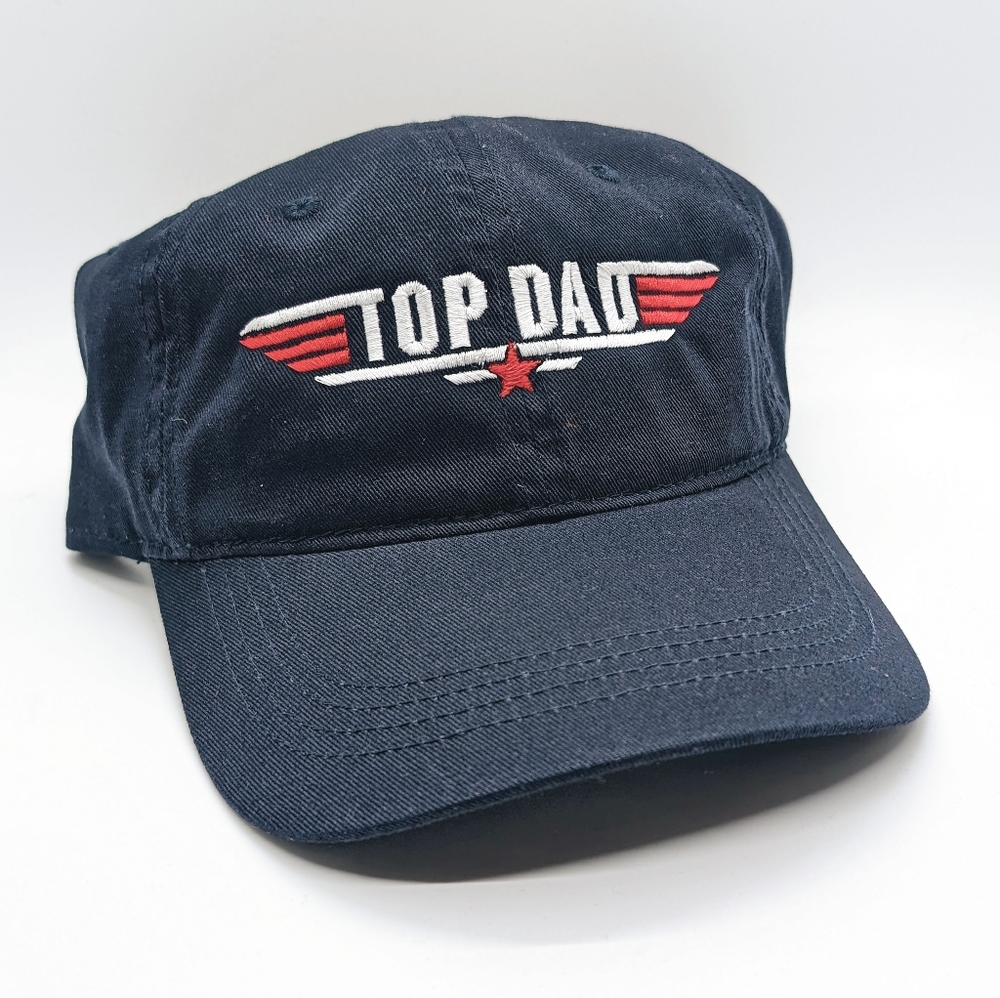 New Top Dad Inspired Hat in Navy